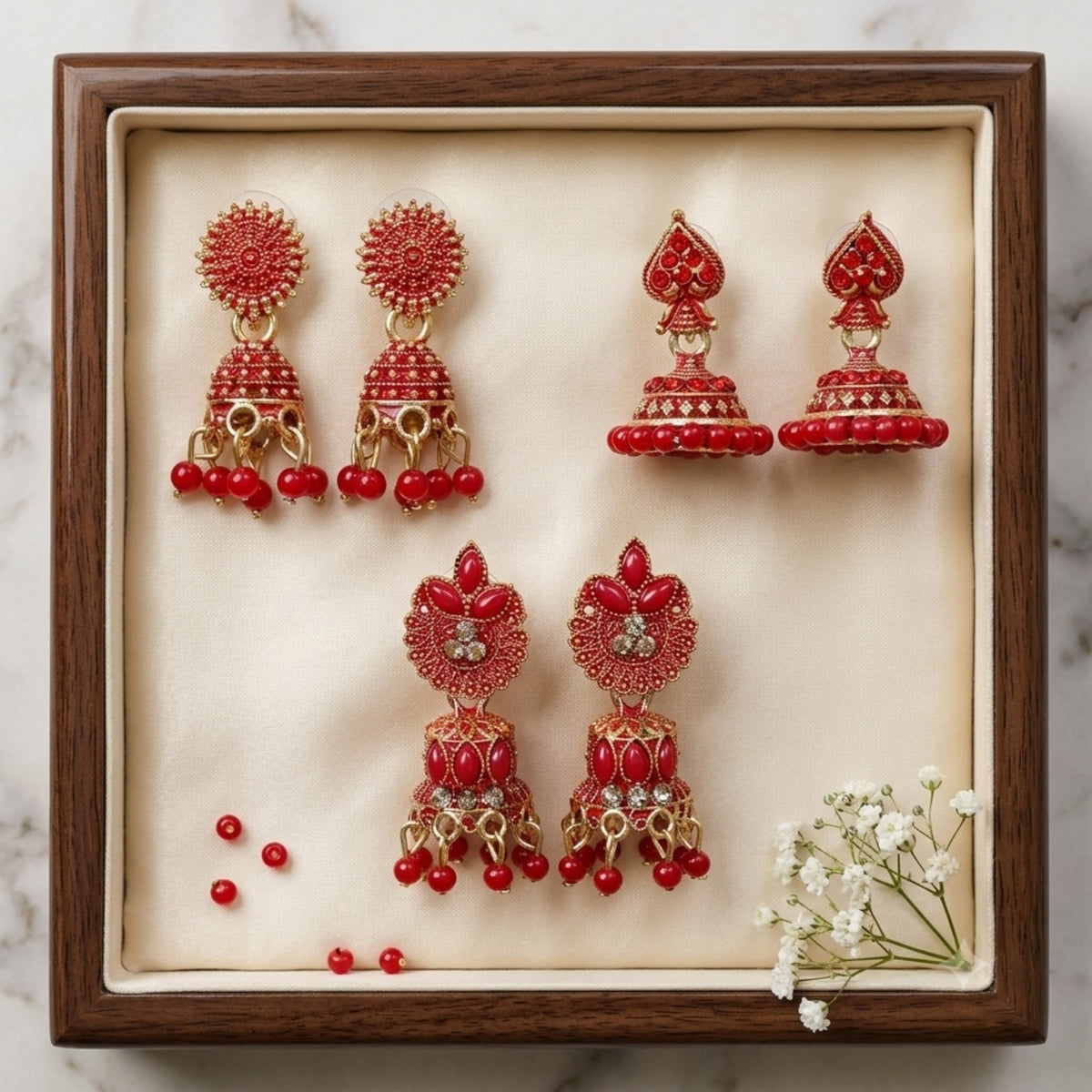 Red Shakti mix set (3)