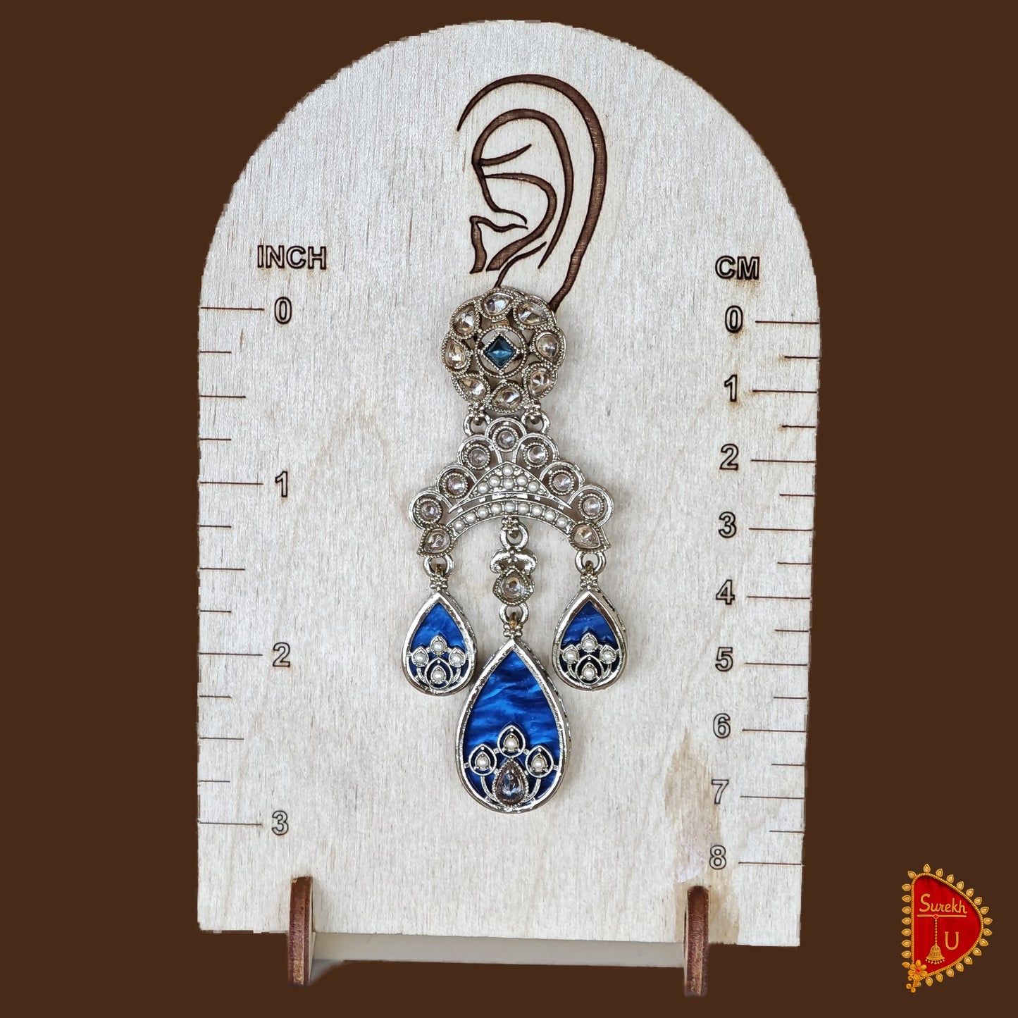 Royal Blue Teardrop Latkan