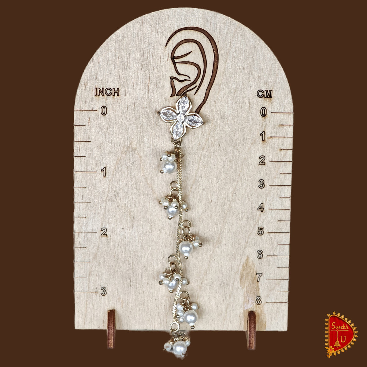 Crystal Floral Pearl Latkan