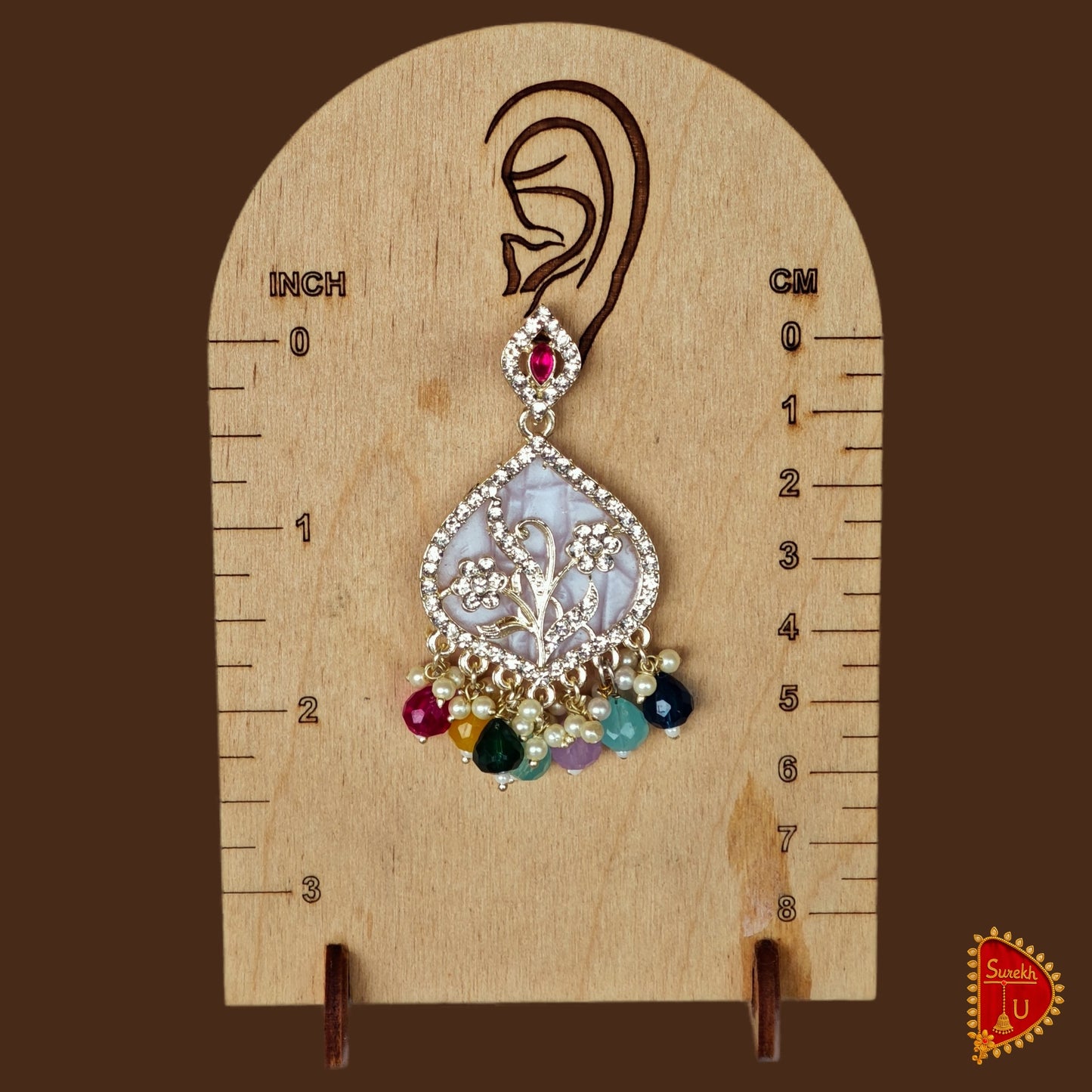 Multicoloured Marble Silver Stones Latkan