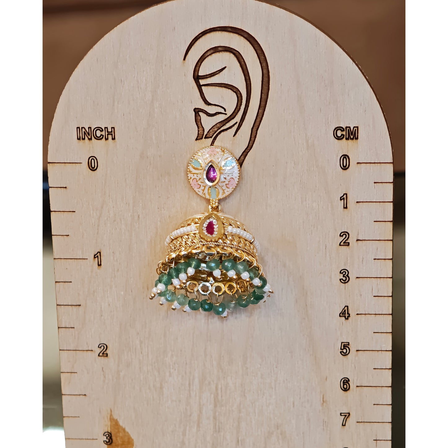 Pastel Dome Shaped Jhumki