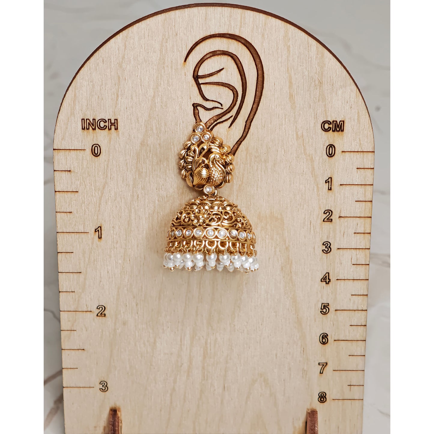 Peacock Antique Jhumki