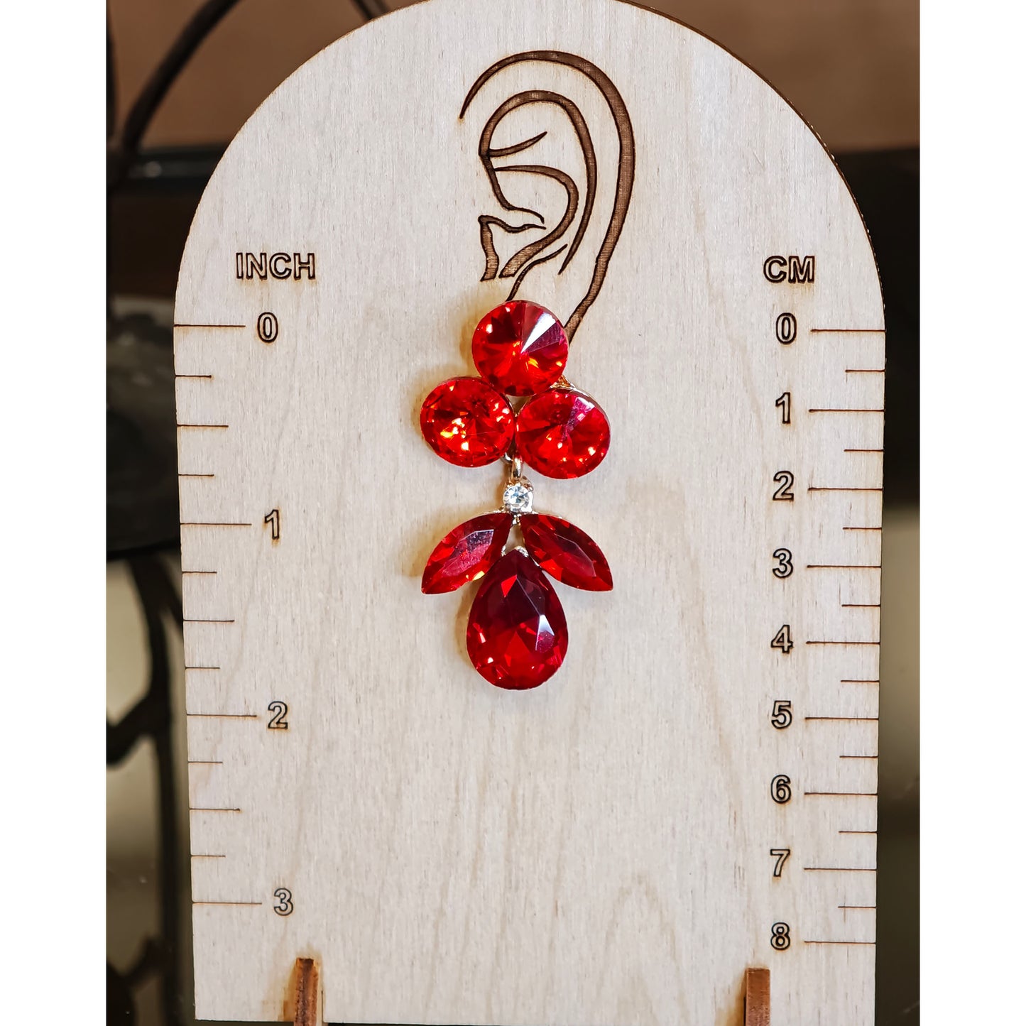 Red Crystal Dangler