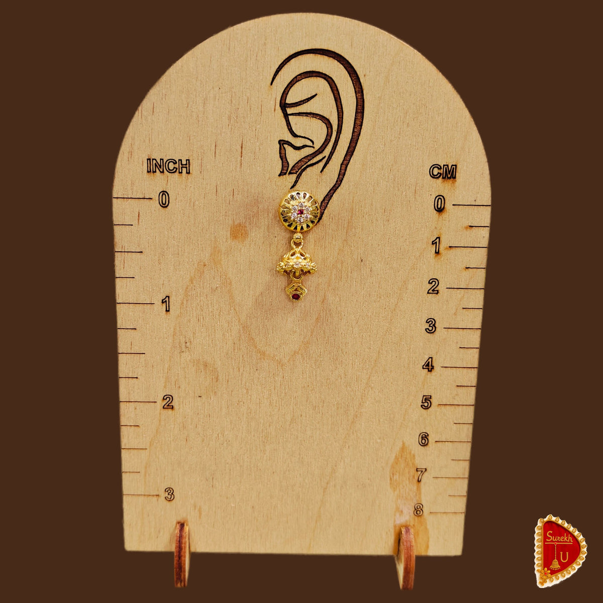 Maharashtrian Round Jhumki small