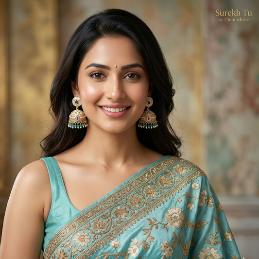 Pastel Dome Shaped Jhumki