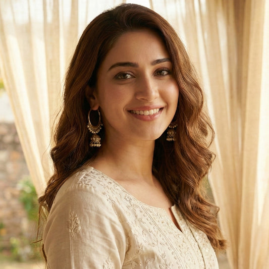 Antique Medium Hoop Jhumki