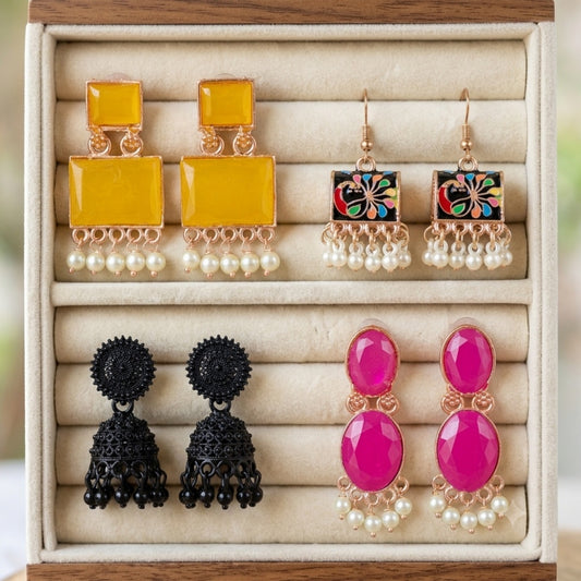 Yellow Pink Black Meena mix (4)