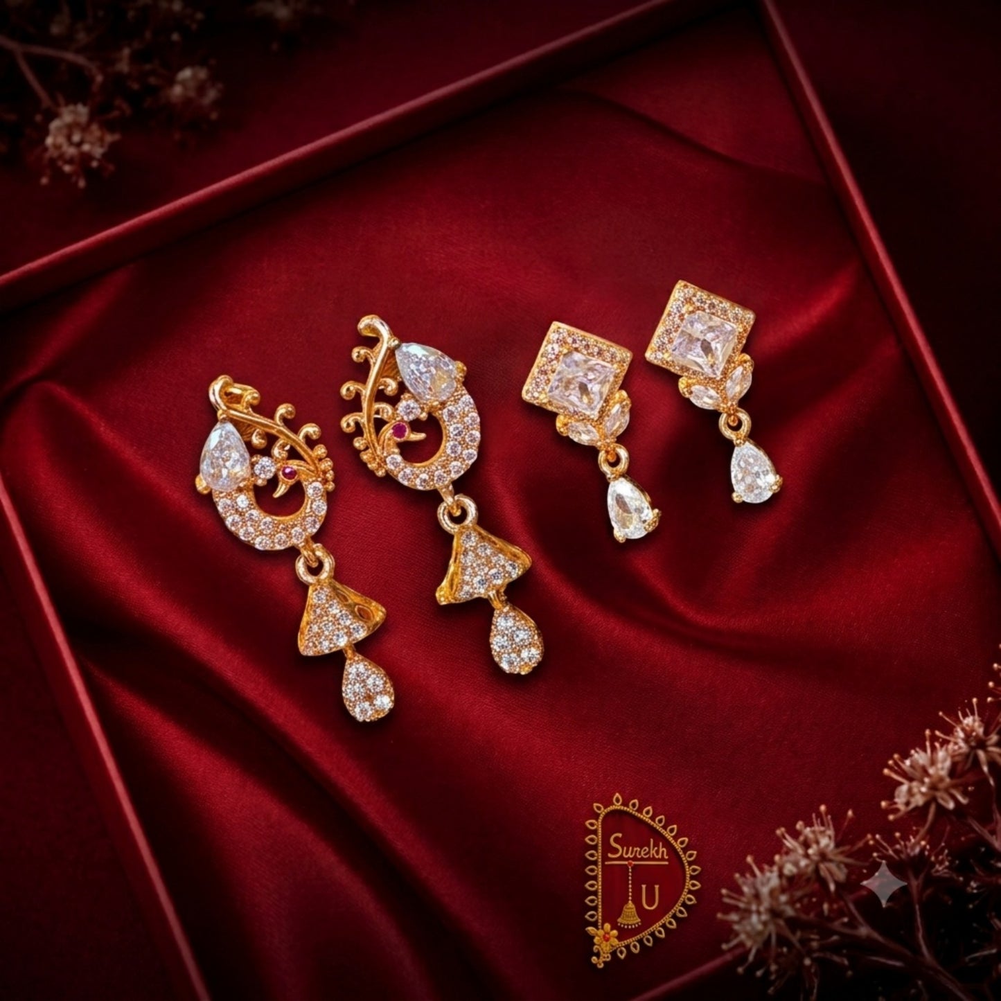 AD Peacock Square set (2)