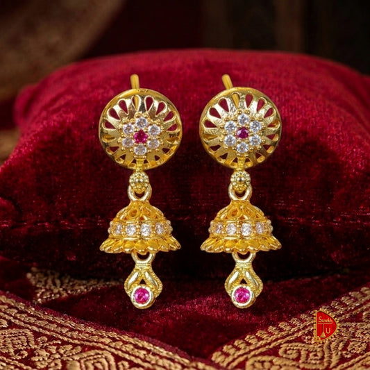 Maharashtrian Round Jhumki small