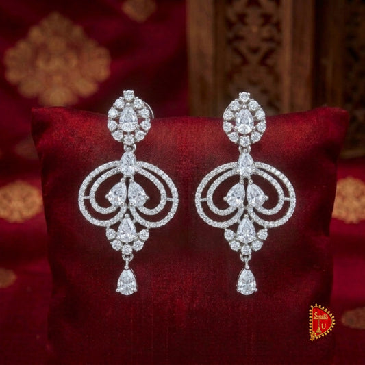 Silver Heart AD Dangler