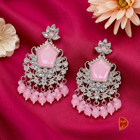 Baby Pink Chandbali