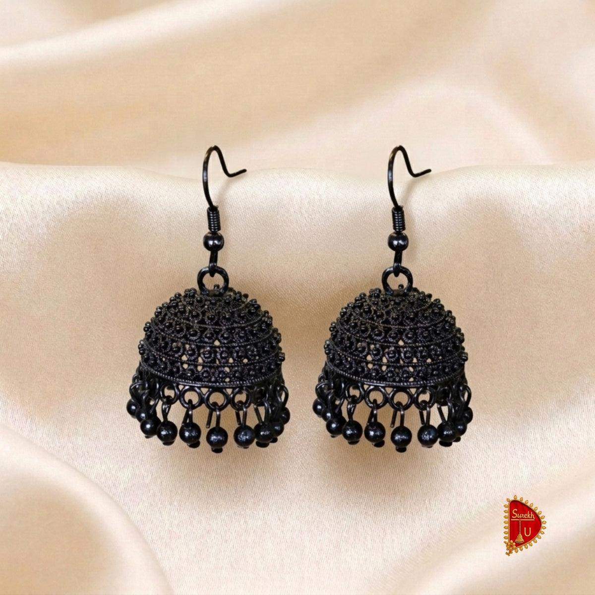 Jet Black latkan Jhumki