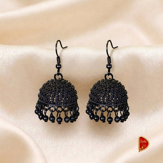 Jet Black latkan Jhumki