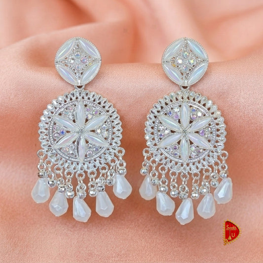 White Floral Latkan