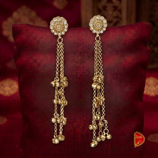 Kashmiri Rosegold Ghungroo Latkan