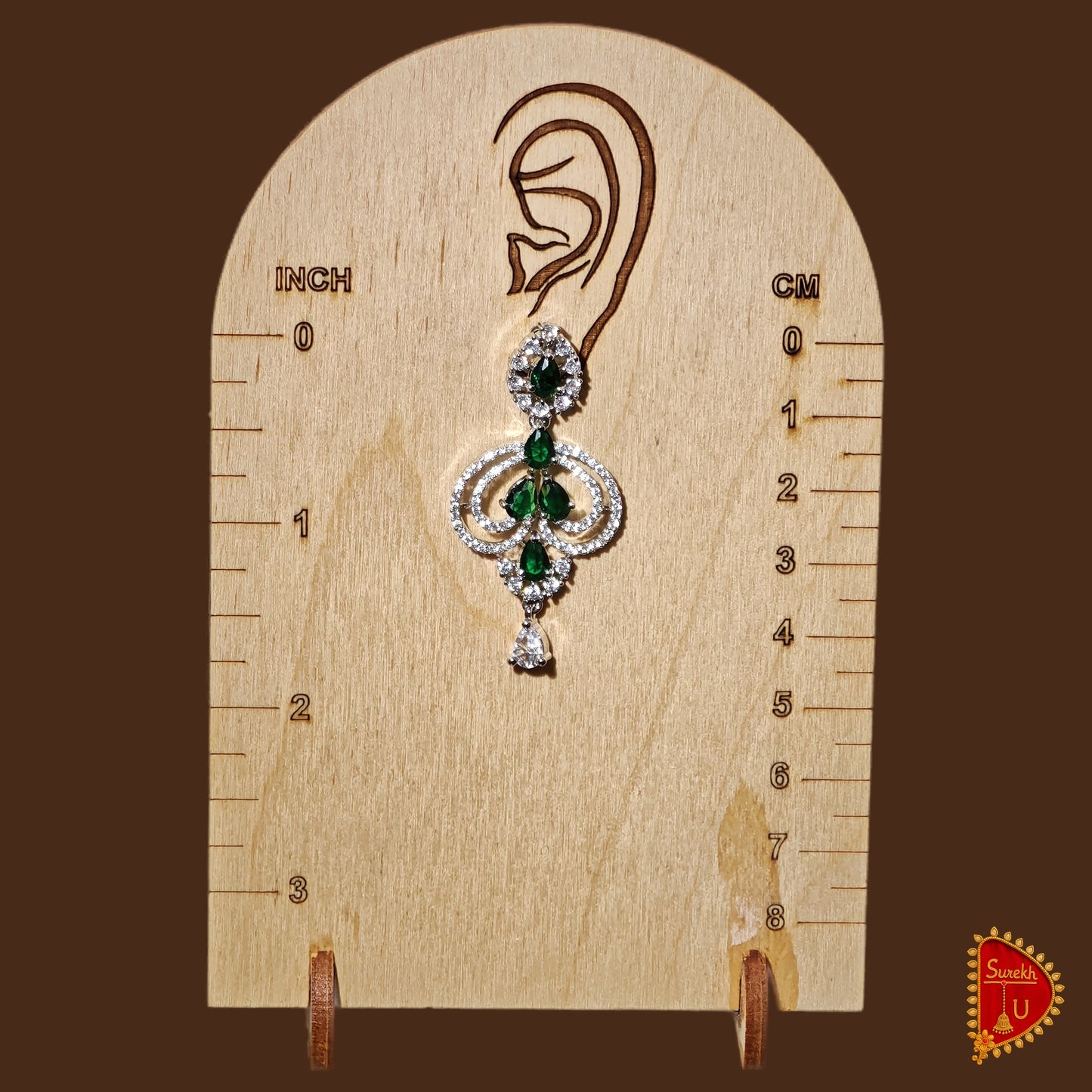 Emerald Drop Chandelier Latkan