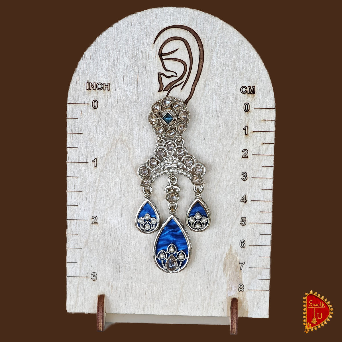 Royal Blue Teardrop Latkan