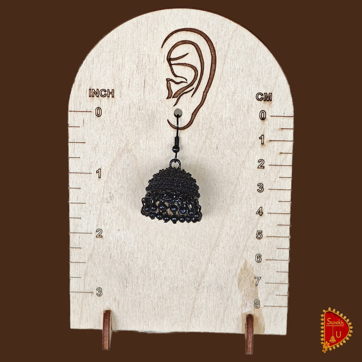 Jet Black latkan Jhumki