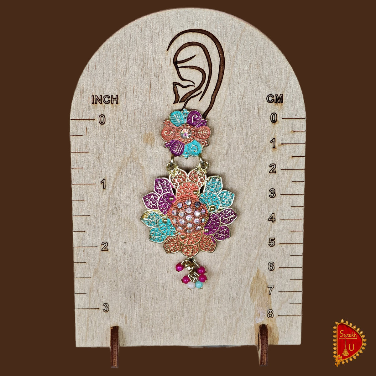 Multicoloured Floral Latkan