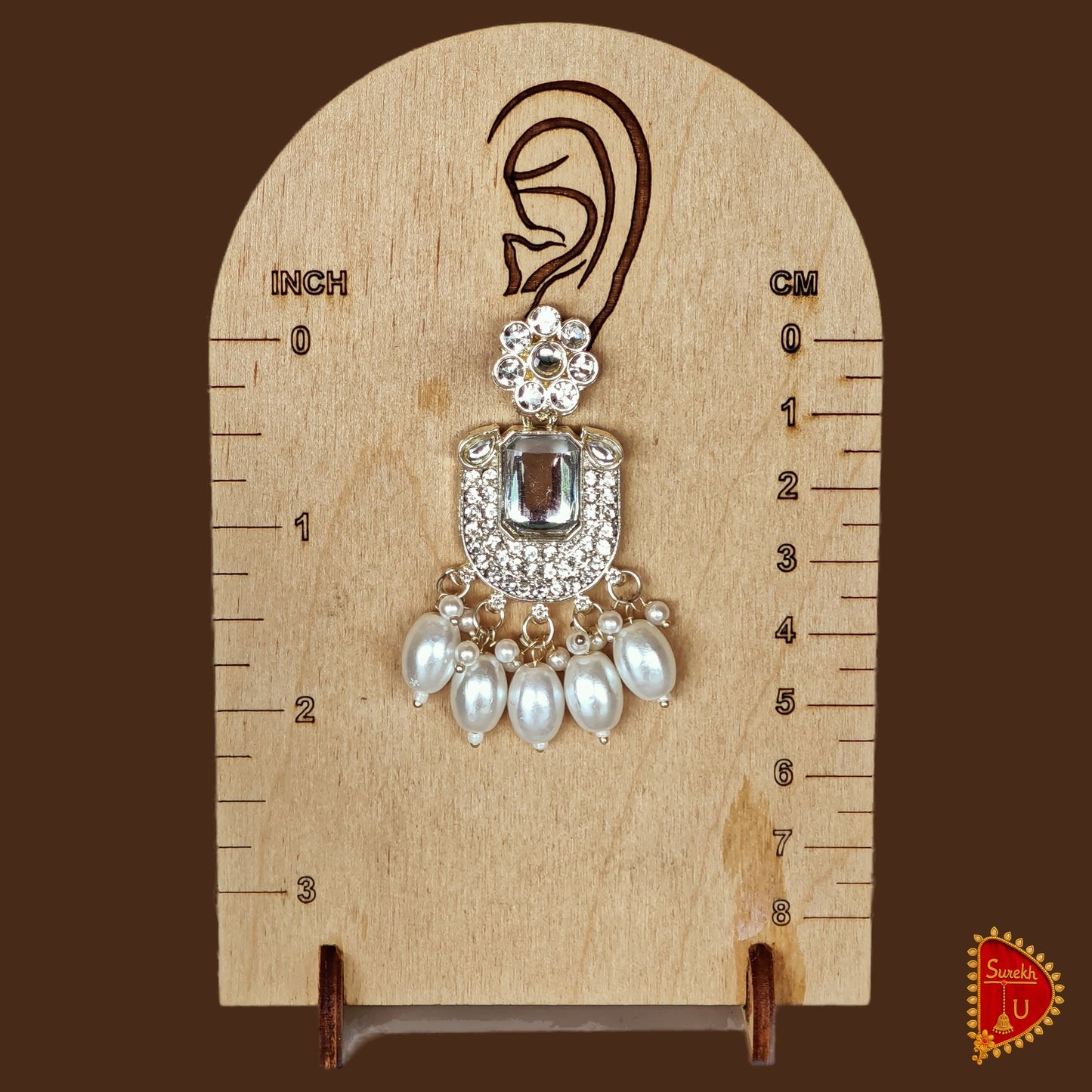 Floral Pearl Stones U Latkan