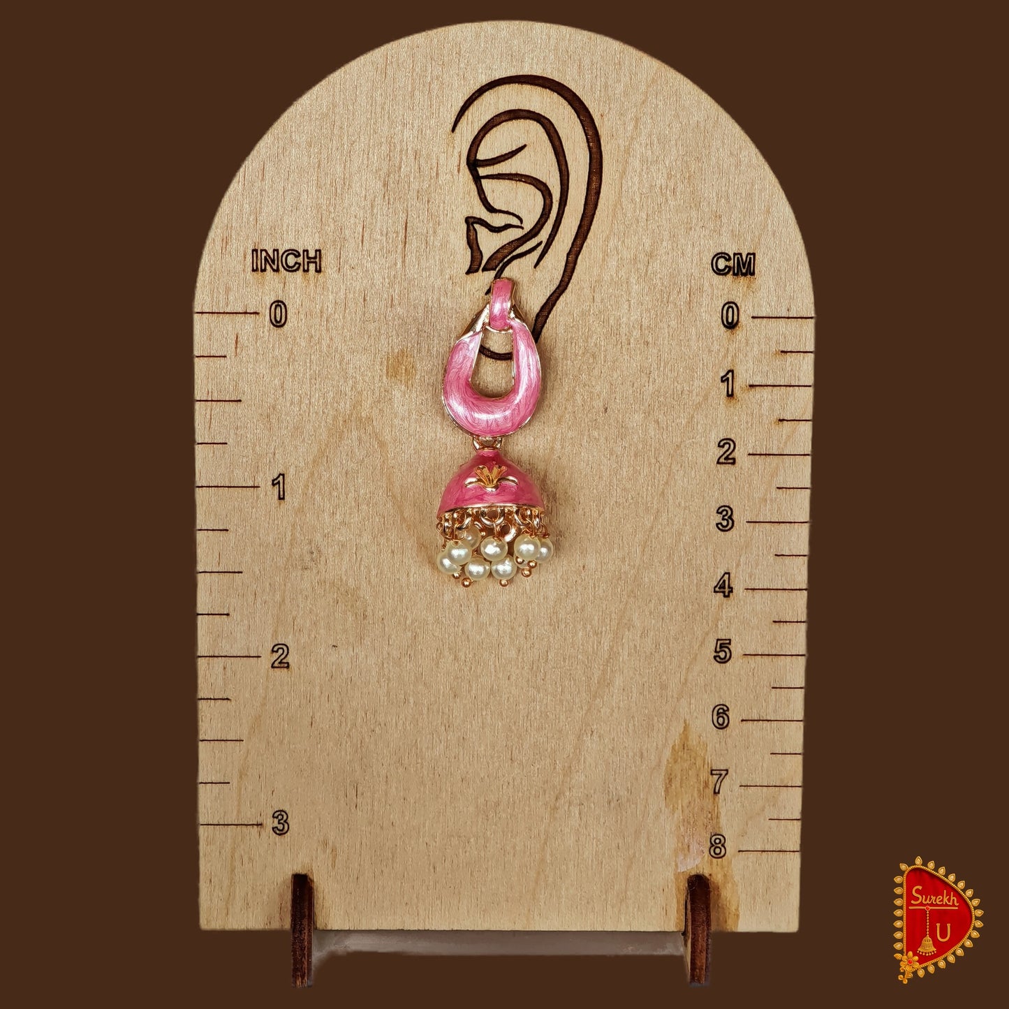 Baby Pink Jhumki small
