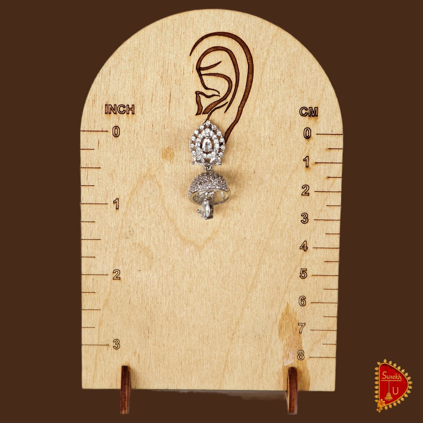 American Diamond Bud Jhumki