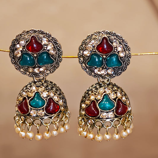 Antique Golden Jhumkis