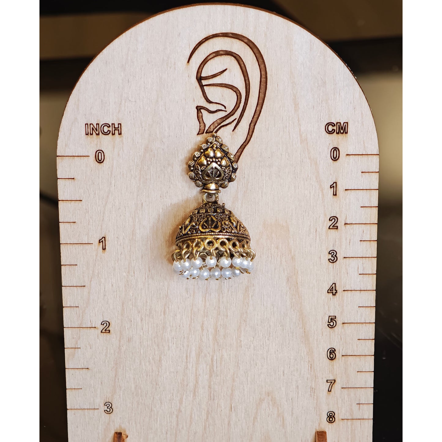 Antique Leaf Shaped Jhumki