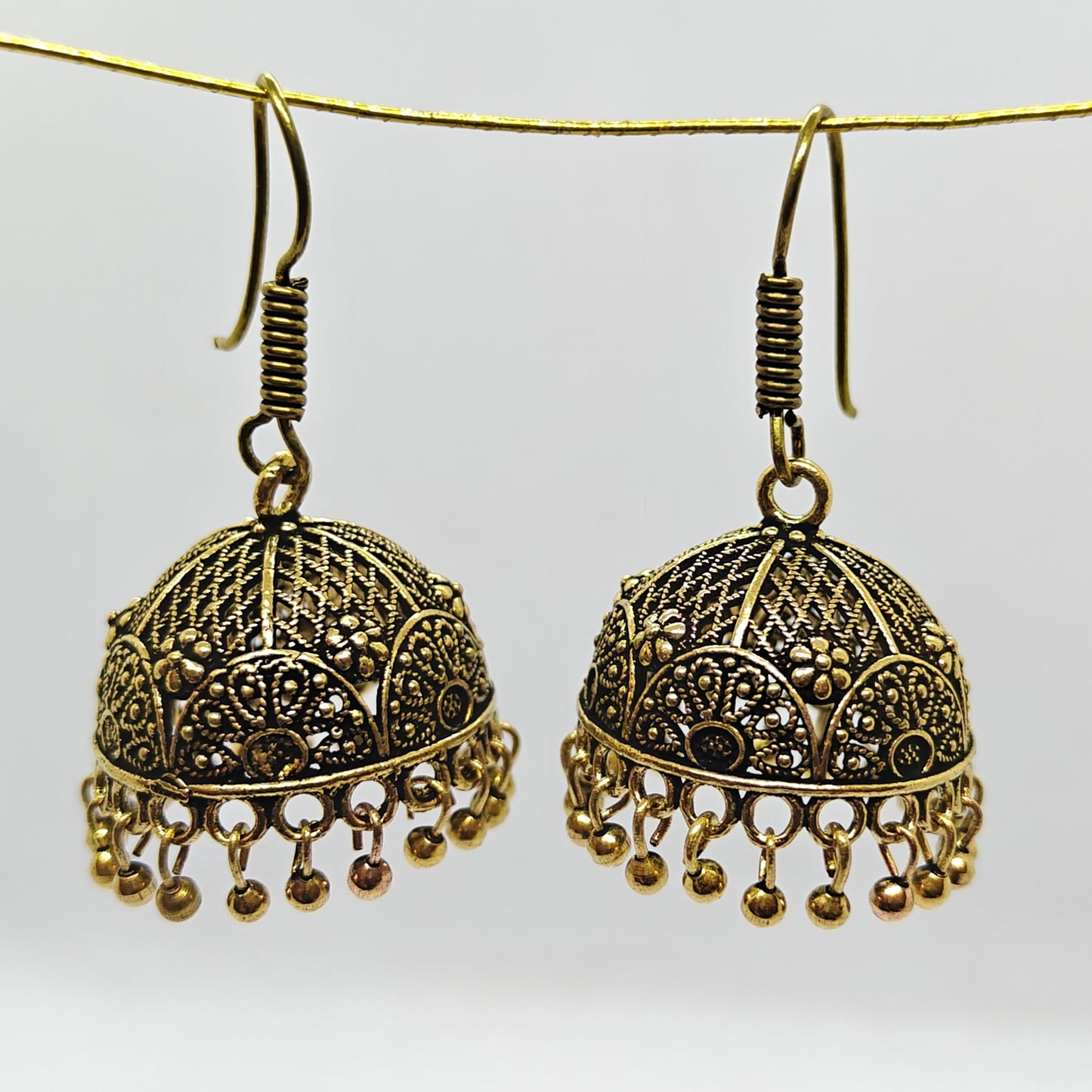Antique Dome Shaped Jhumki