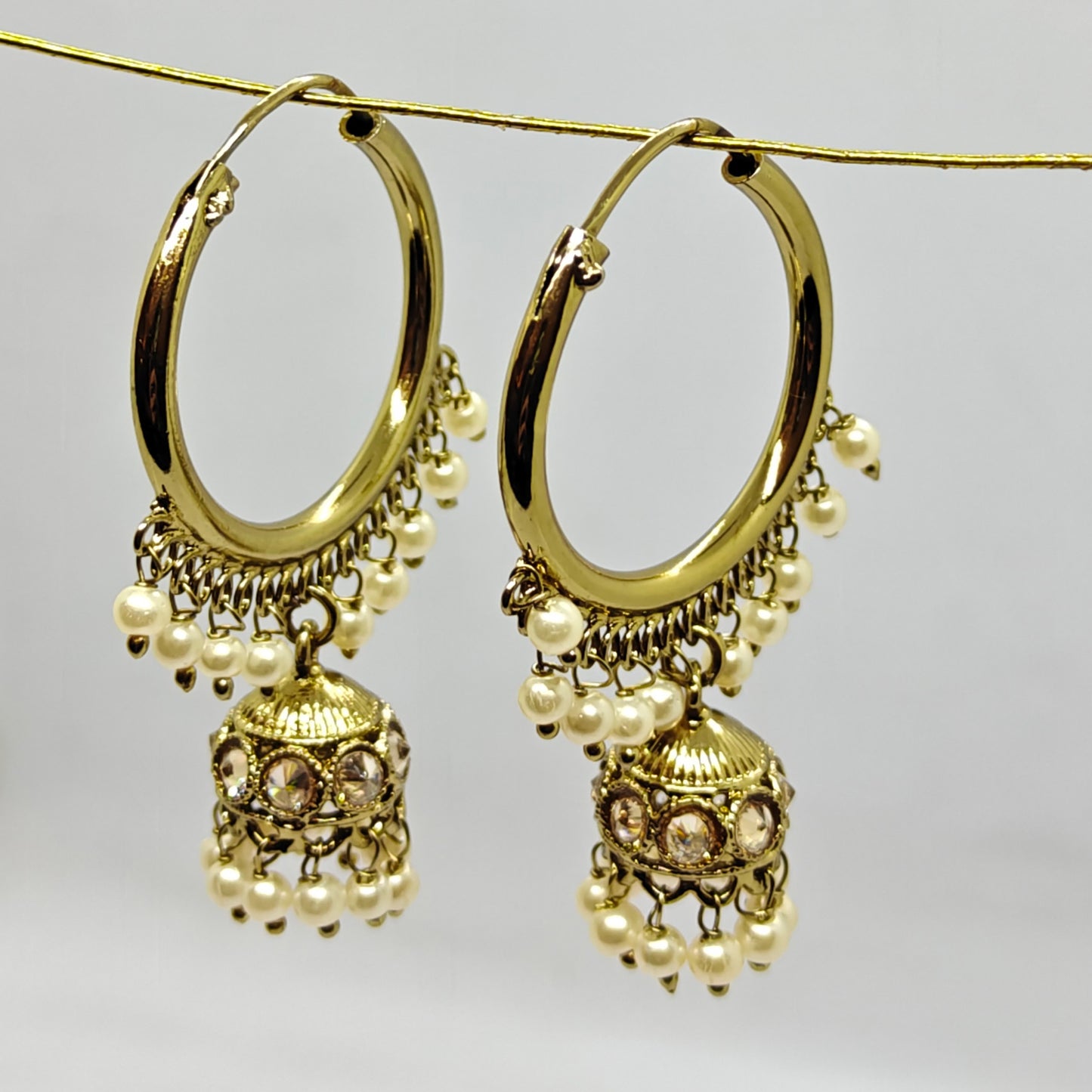 Antique Medium Hoop Jhumki