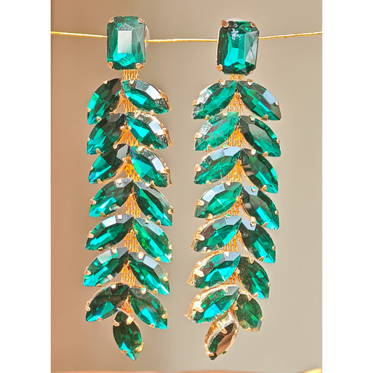 Bottle Green Long Dangler