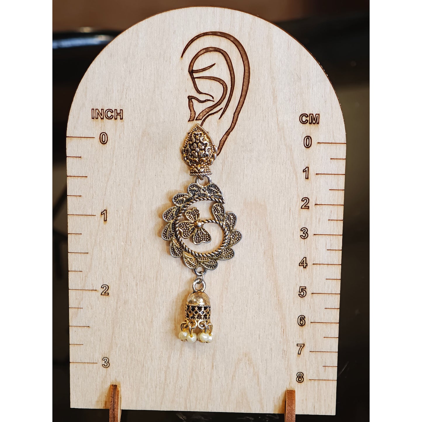 Floral Long Latkan Jhumki