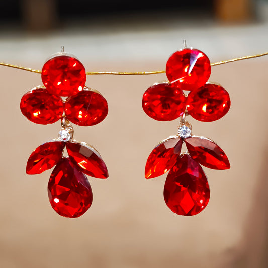 Red Crystal Dangler
