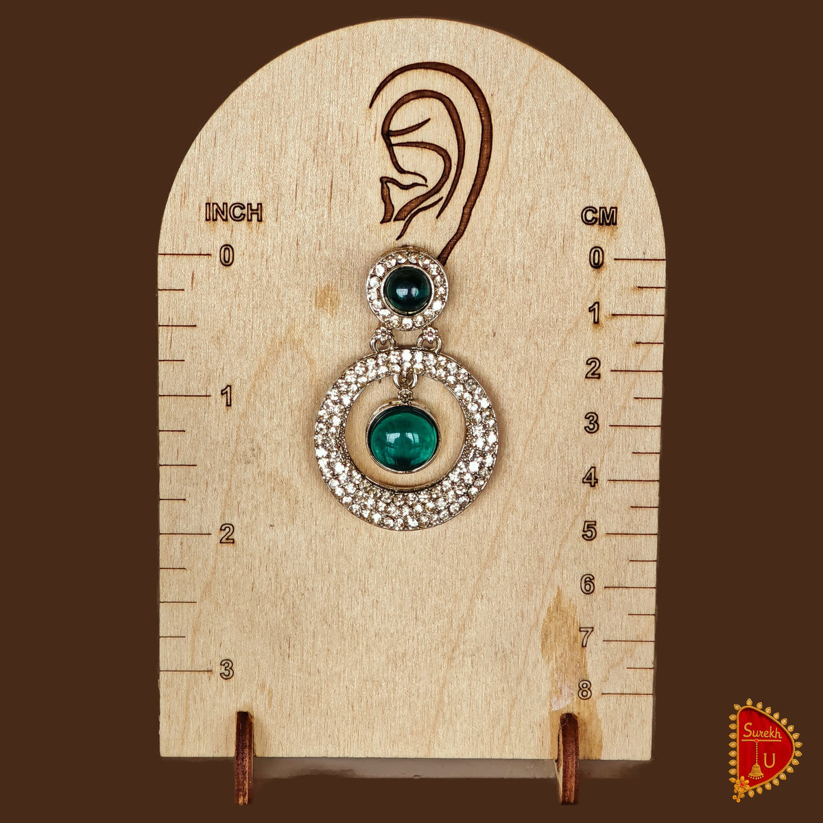 Bottle Green Round Stones Latkan