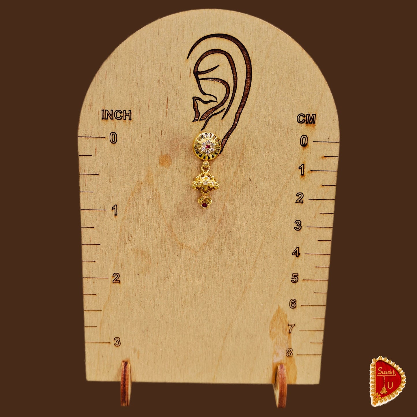 Maharashtrian Round Jhumki small